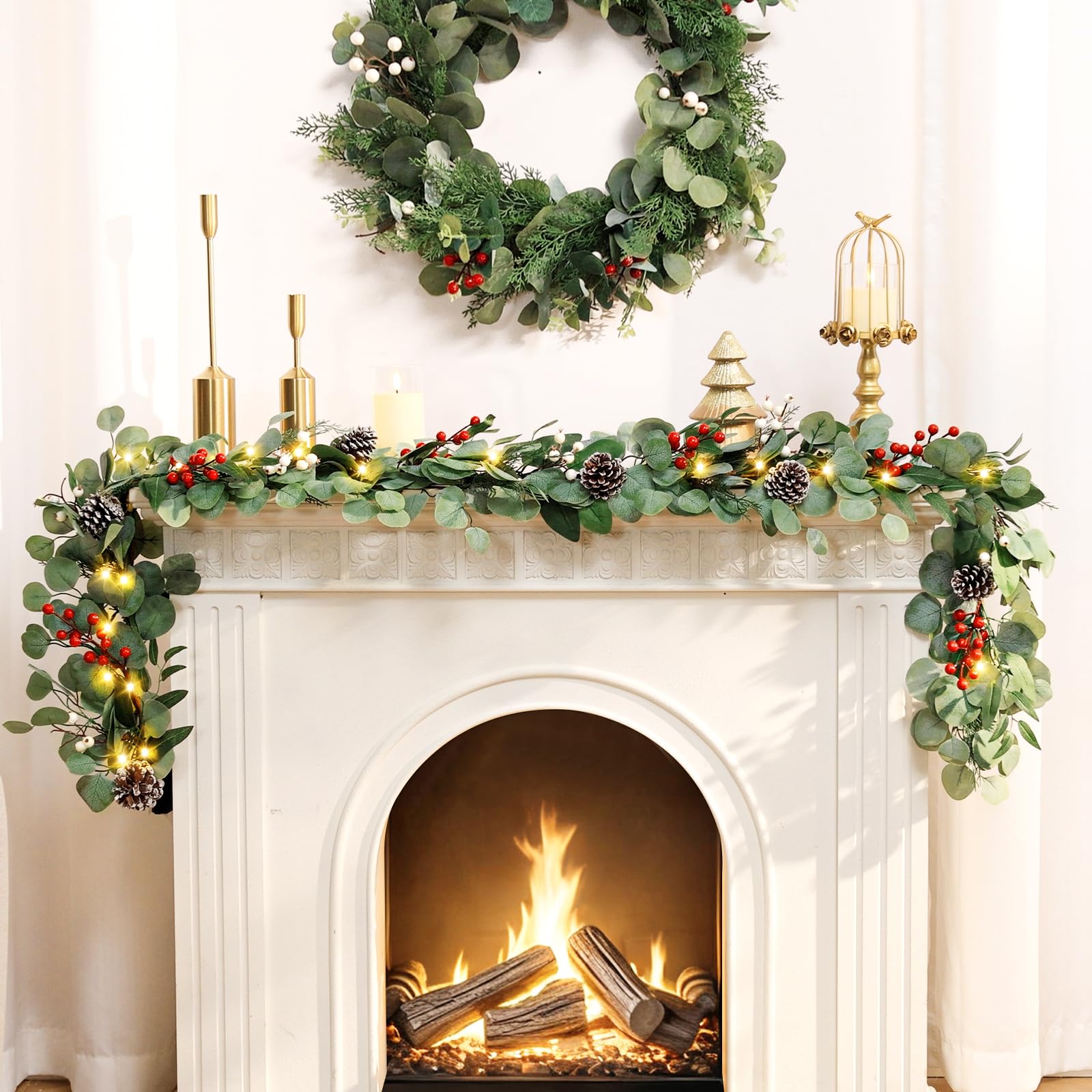 Alupssuc LED multicolores et blanc chaud créant ambiance chaleureuse