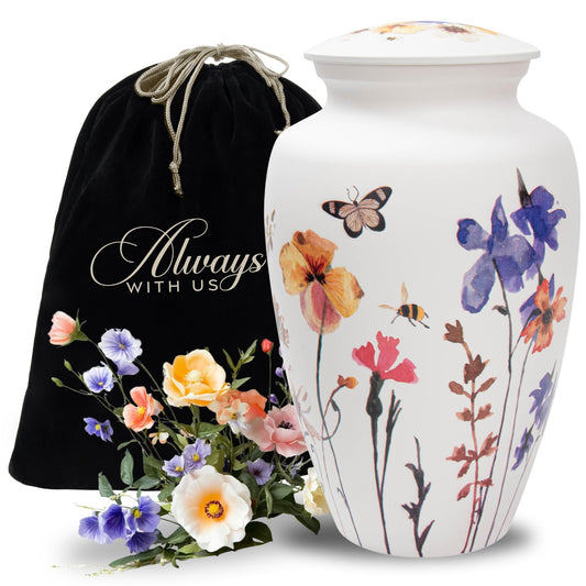 Always With Us urne Wildflower face avant, présentable et apaisante