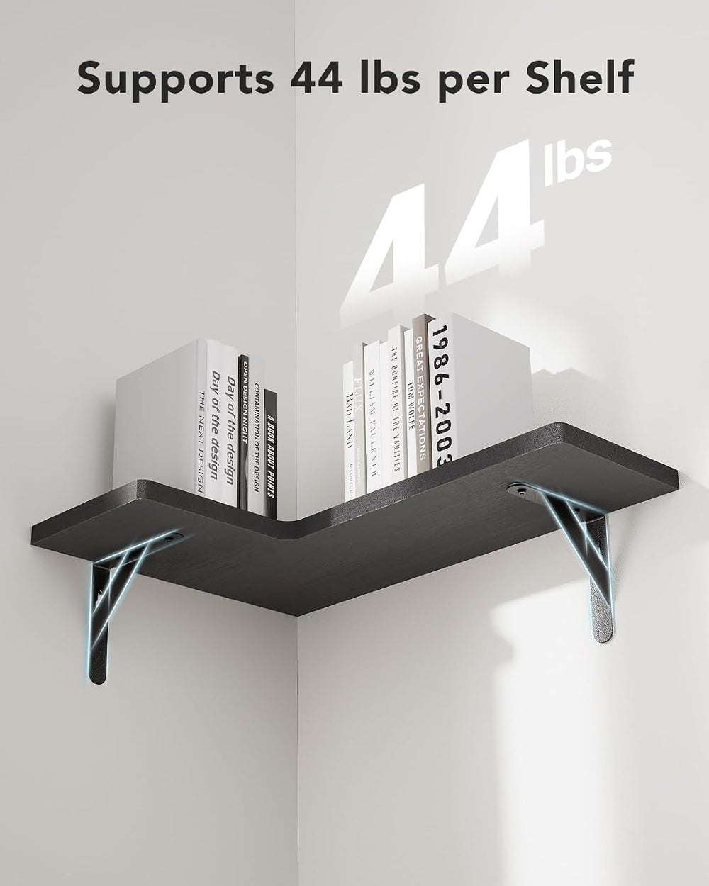 AMADA HOMEFURNISHING étagère d'angle dans salon pour rangement décoratif