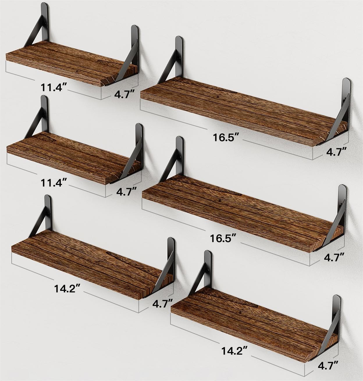 AMADA HOMEFURNISHING support en acier, détail du bracket et solidité assurée