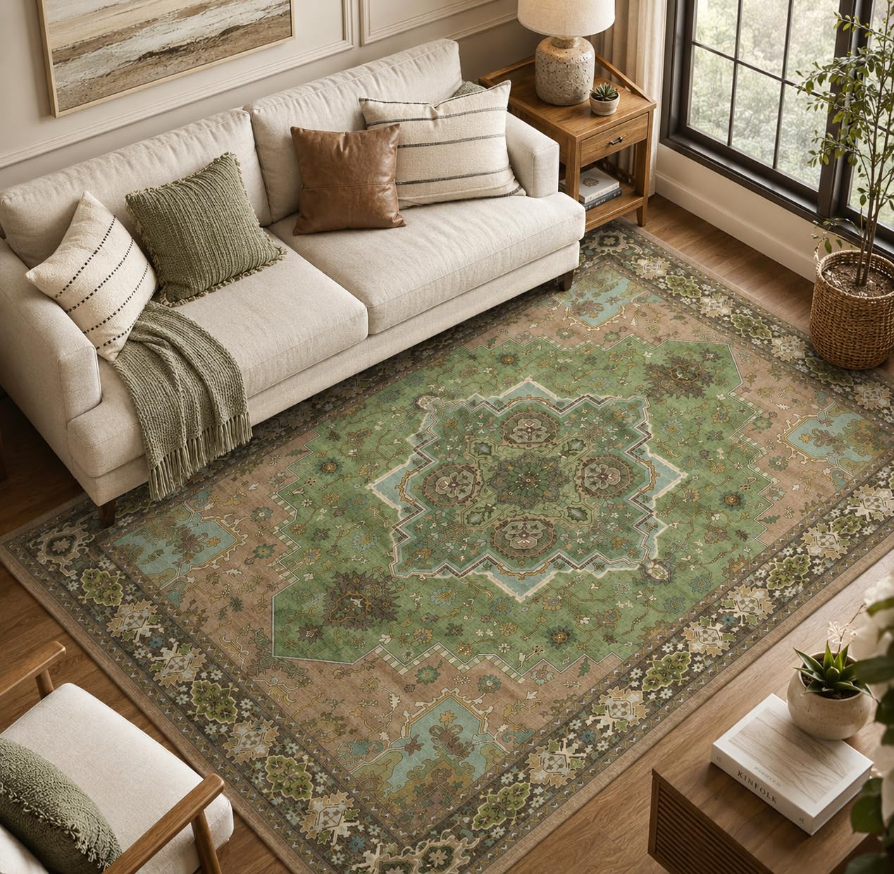 AMADA HOMEFURNISHING gros plan sur la texture du tapis pour confort