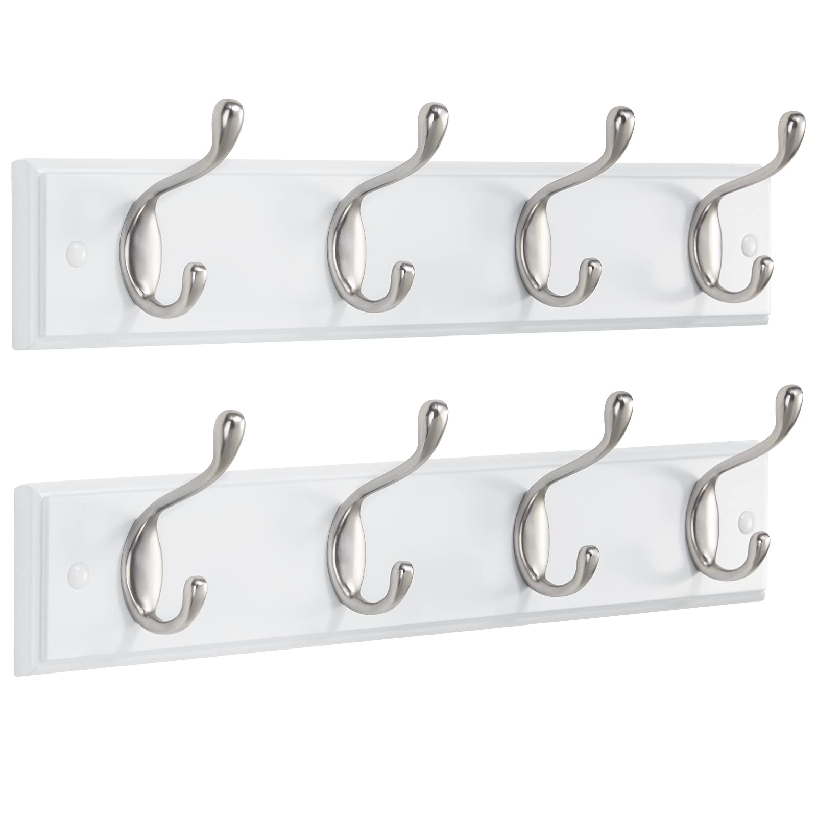 Amada porte‑manteaux face avant blanc, gain d'espace visible