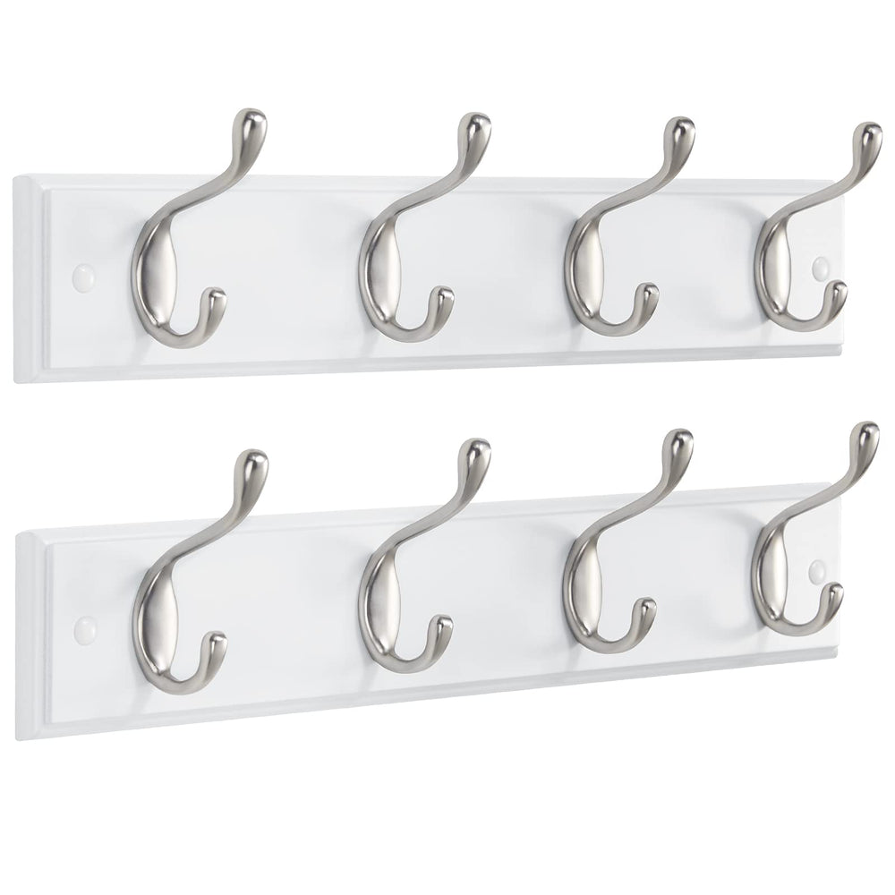 Amada porte‑manteaux face avant blanc, gain d'espace visible