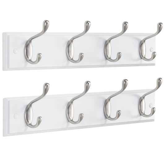 Amada porte‑manteaux face avant blanc, gain d'espace visible