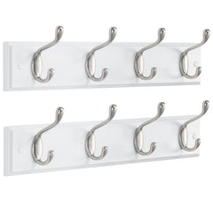 Amada porte‑manteaux face avant blanc, gain d'espace visible