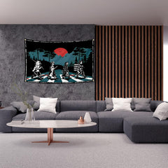 AMAKKFY tapisserie accrochée dans un dortoir modernisant l'espace instantanément