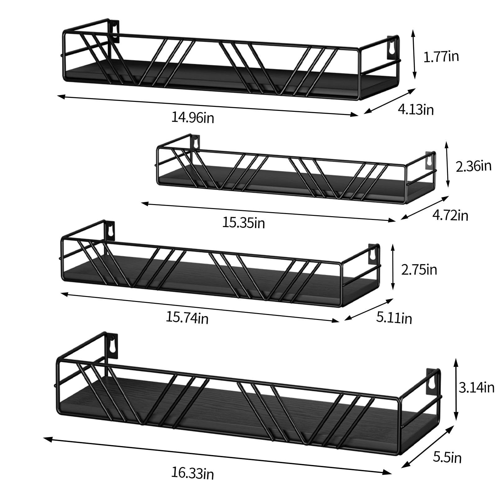 Amaoot angle rail métal protégeant objets et assurant stabilité
