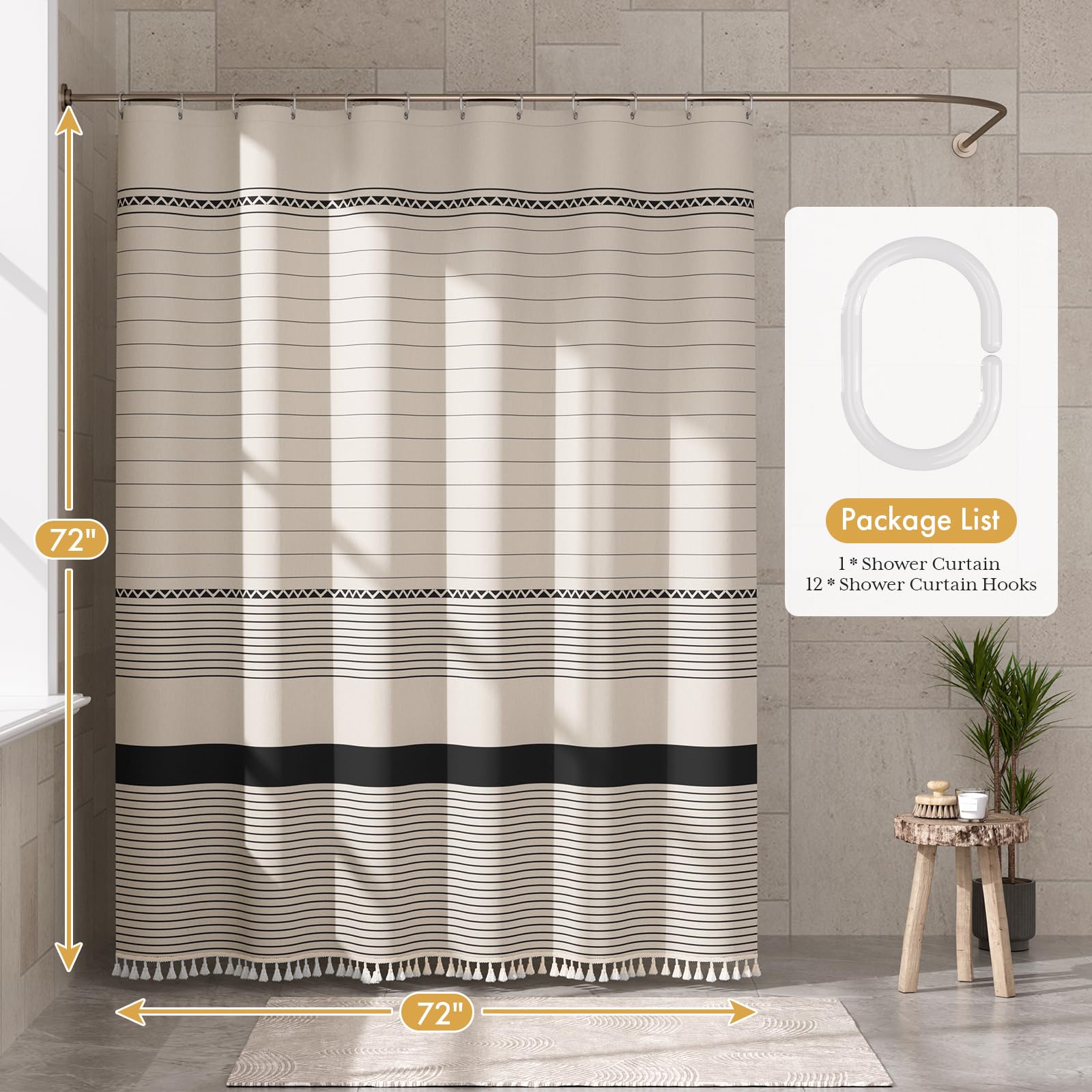 AmazerBath visualisation taille 72x72 montre compatibilité avec baignoire standard