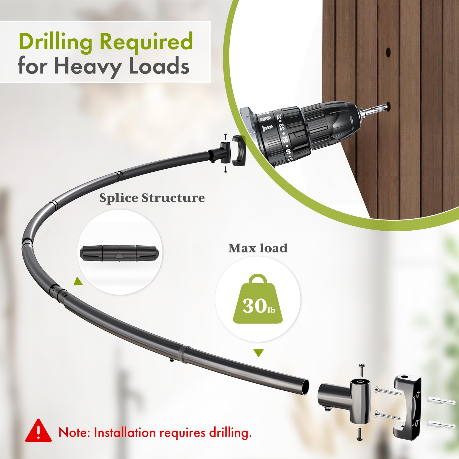 AmazerBath embouts pivotants à 180 degrés permettant installations variées