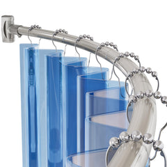 AmazerBath tringle incurvée face avant, finition nickel élégante et durable
