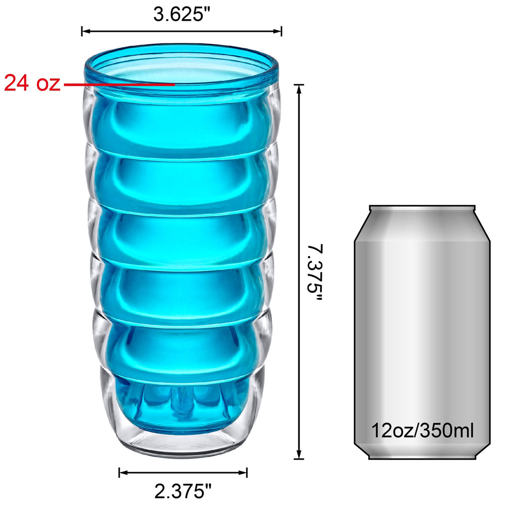 Amazing Abby comparatif de taille à côté d'une bouteille pour visualiser la capacité