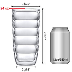 Amazing Abby comparaison de taille avec main, capacité 24 oz pratique