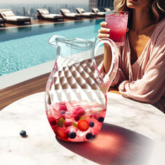 Amazing Abby carafe rangée dans frigo gain d'espace pratique