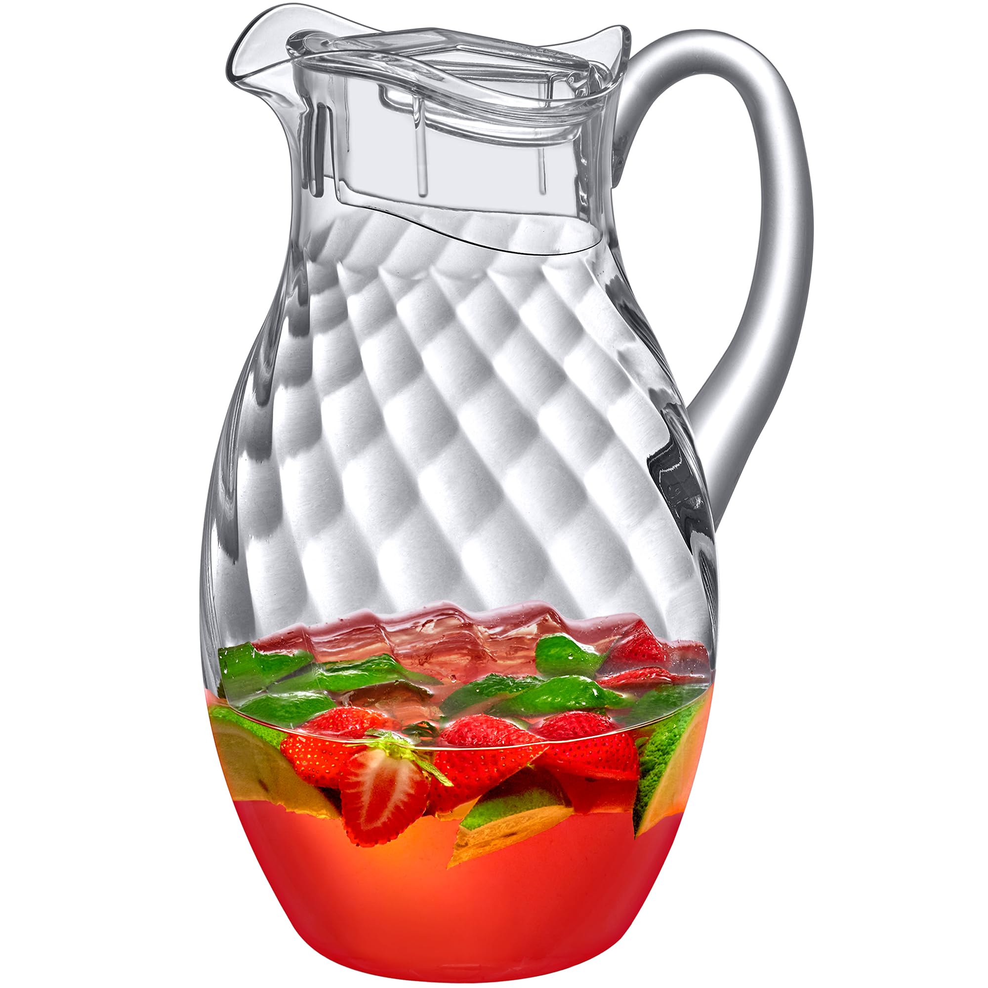 Amazing Abby carafe face transparente montre capacité et style
