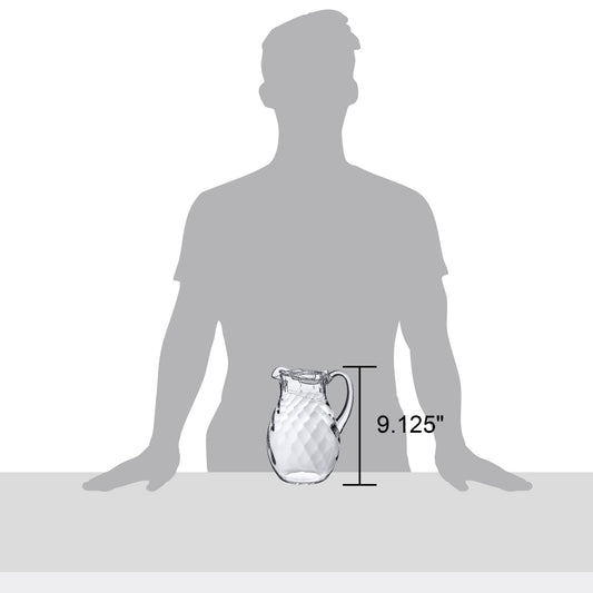 Amazing Abby cruche profil montrant poignée ergonomique pour prise sûre