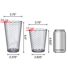 Amazing Abby gobelet tenu en main montrant échelle 16 oz et 24 oz utile