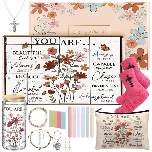 AmazingSpark coffret vue d'ensemble montrant les 12 cadeaux couleur et utilité