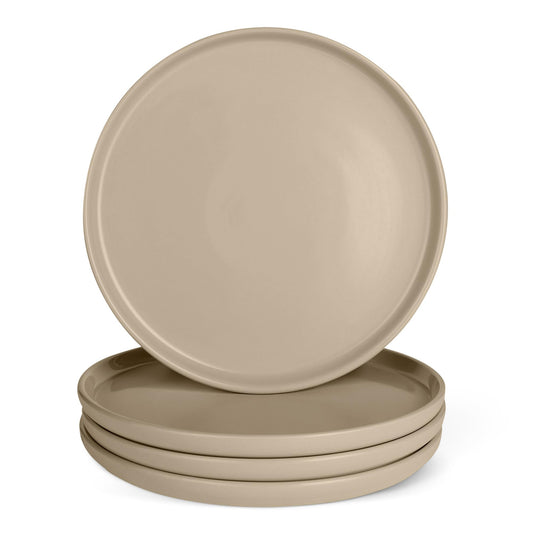 Amazon Basics assiette face lin gris, belle présentation et durabilité