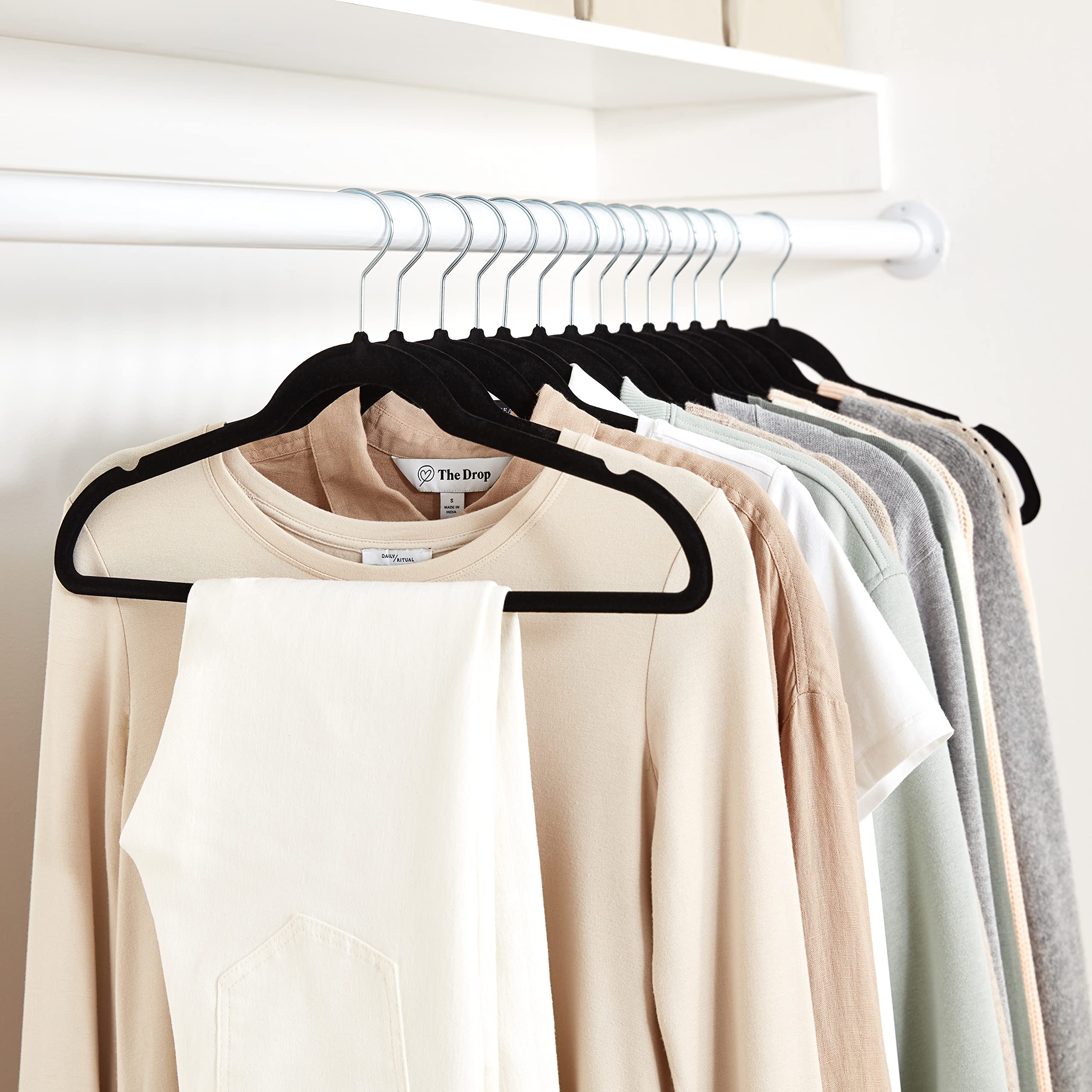 Amazon Basics pile de cintres prêts à organiser rapidement votre armoire