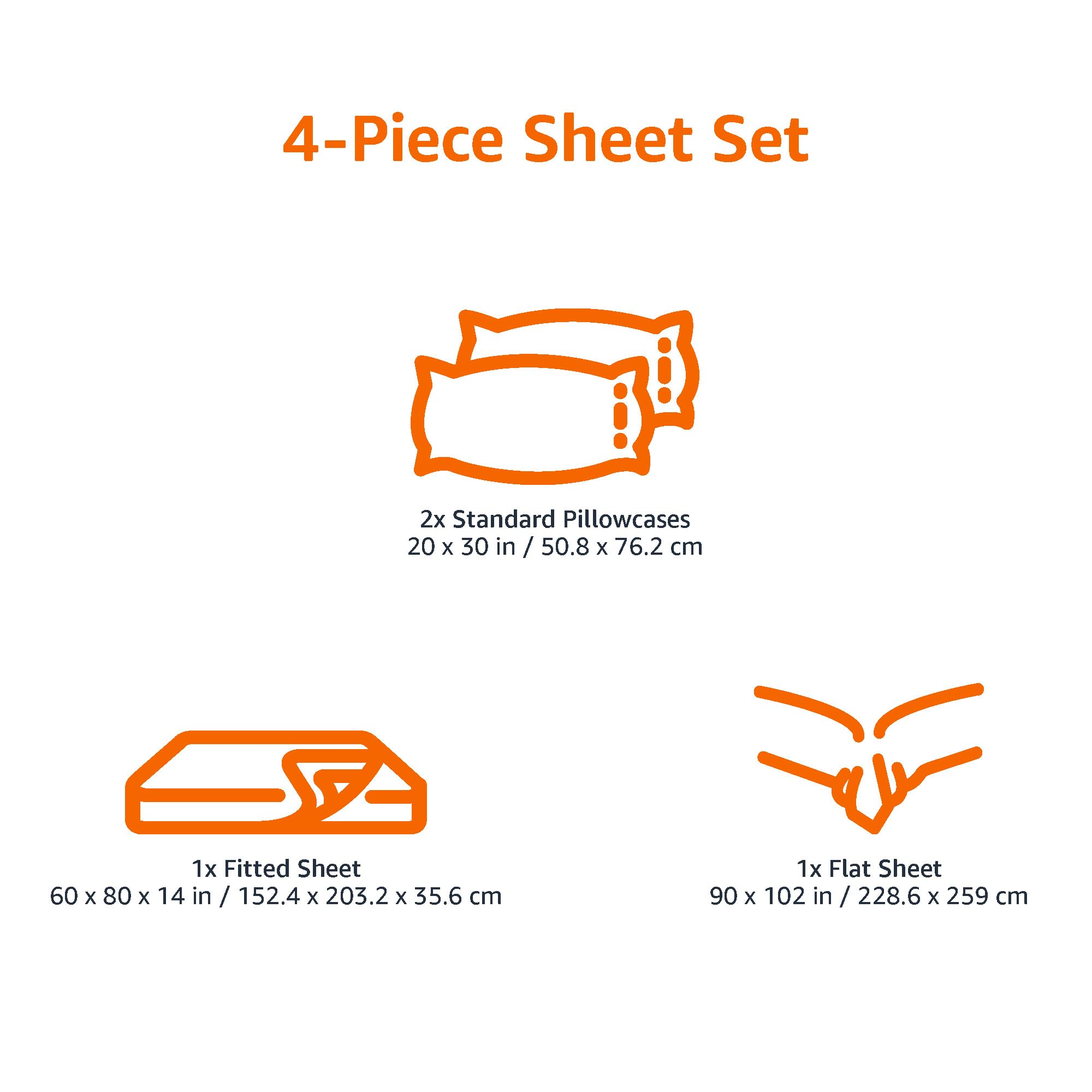Amazon Basics comparaison taille montrant mesures et adaptation claire