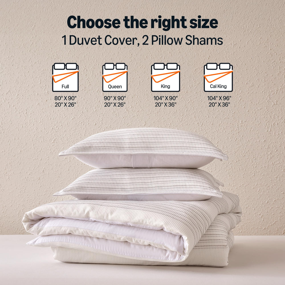 Amazon Basics comparaison taille King pour vérifier l'ajustement de la couette