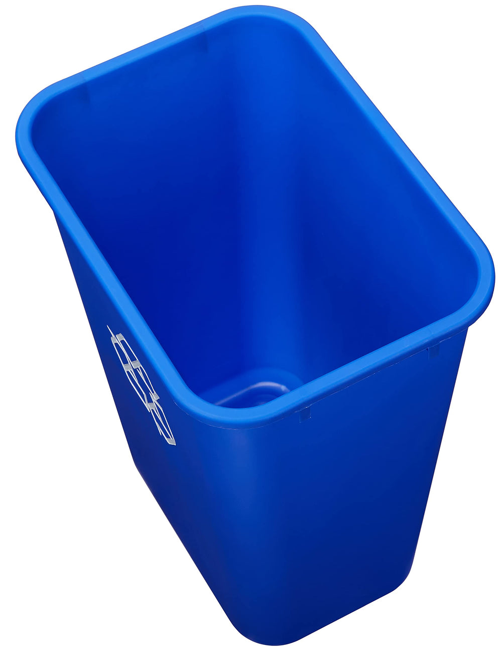 Amazon Basics détail logo recyclage facilite tri visuel et signalétique