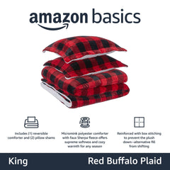 Amazon Basics envers Sherpa blanc moelleux chaleur apaisante