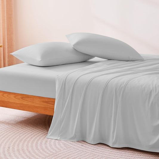 Amazon Basics gros plan sur la texture du tissu montrant douceur et aération