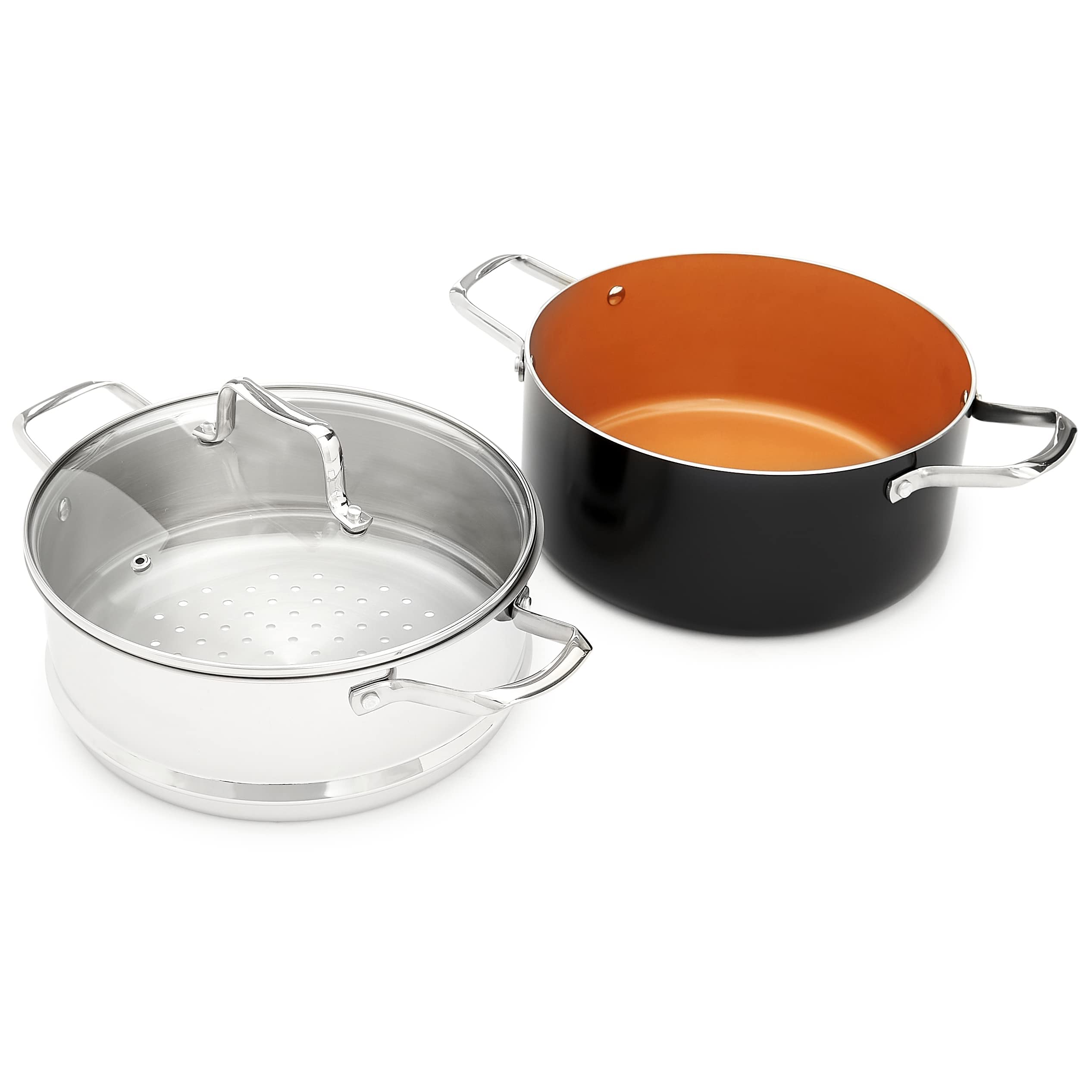 Amazon Basics en usage sur plaque induction pour cuisson uniforme et réactive