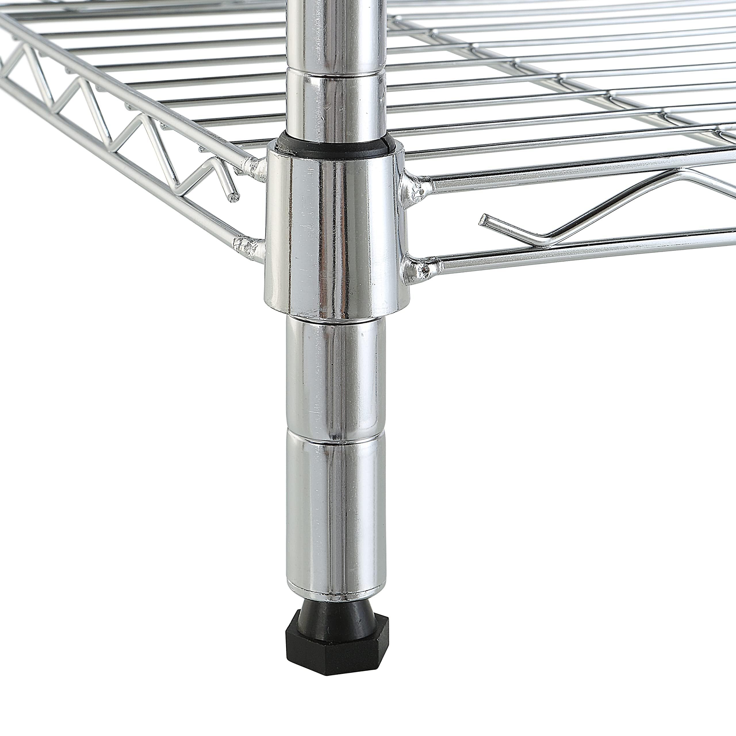 Amazon Basics planche chargée de boîtes et outils montrant capacité de 150 lb par niveau