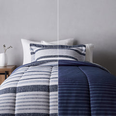 Amazon Basics face avant de la couette bleu denim pour un style moderne