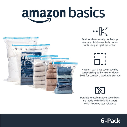 Amazon Basics gros plan fermeture double-zip assurant étanchéité