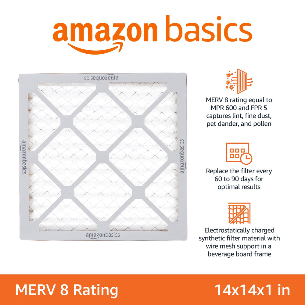Amazon Basics gros plan du matériau électrostatique capturant poussières pour meilleure filtration