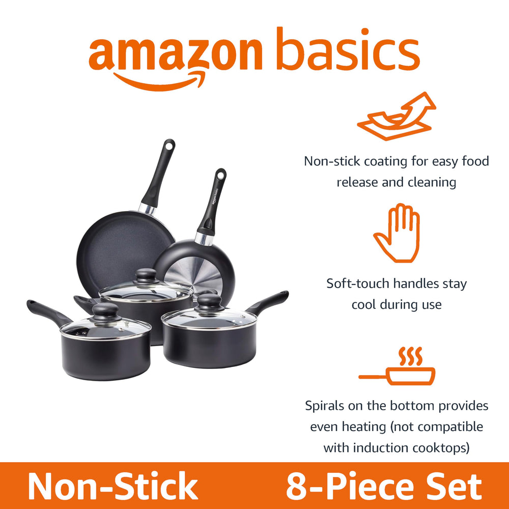 Amazon Basics gros plan du revêtement céramique illustre surface antiadhésive