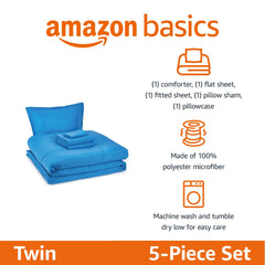 Amazon Basics gros plan microfibre douce montrant confort et douceur