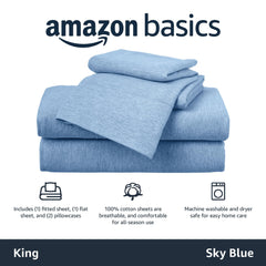 Amazon Basics housse ajustée sur lit King en situation, maintien sécurisant