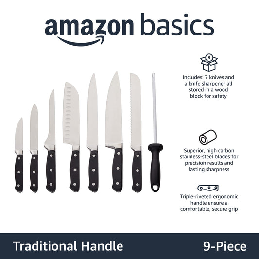 Amazon Basics gros plan lames acier haute teneur en carbone, coupe précise