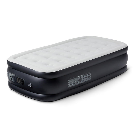 Amazon Basics matelas face avant montrant confort et hauteur accessible