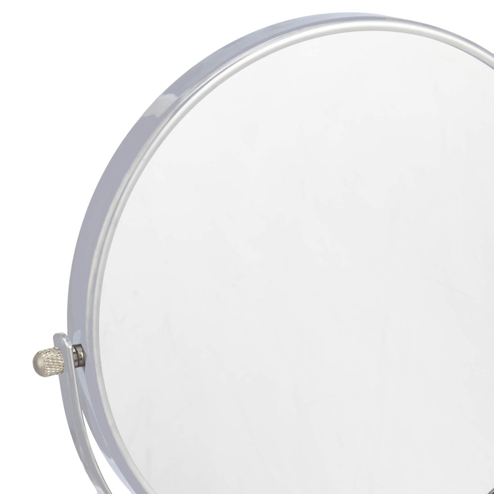Amazon Basics miroir bras et extension illustrant réglage ajustable et stabilité