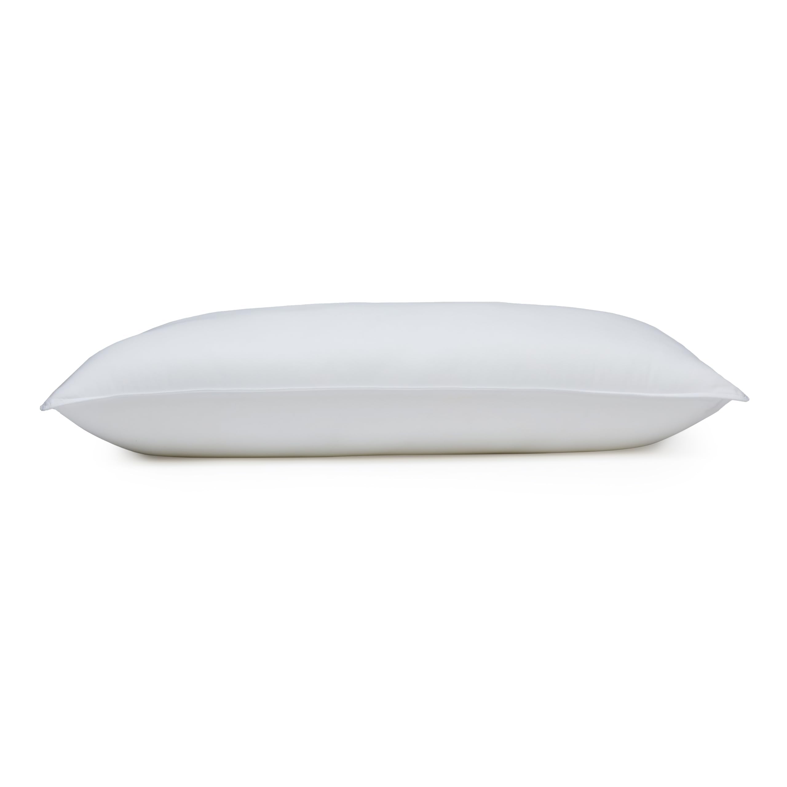 Amazon Basics oreiller gros plan tissu microfibre doux montrant confort et résistance