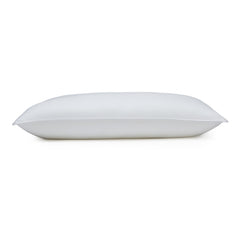 Amazon Basics oreiller gros plan tissu microfibre doux montrant confort et résistance