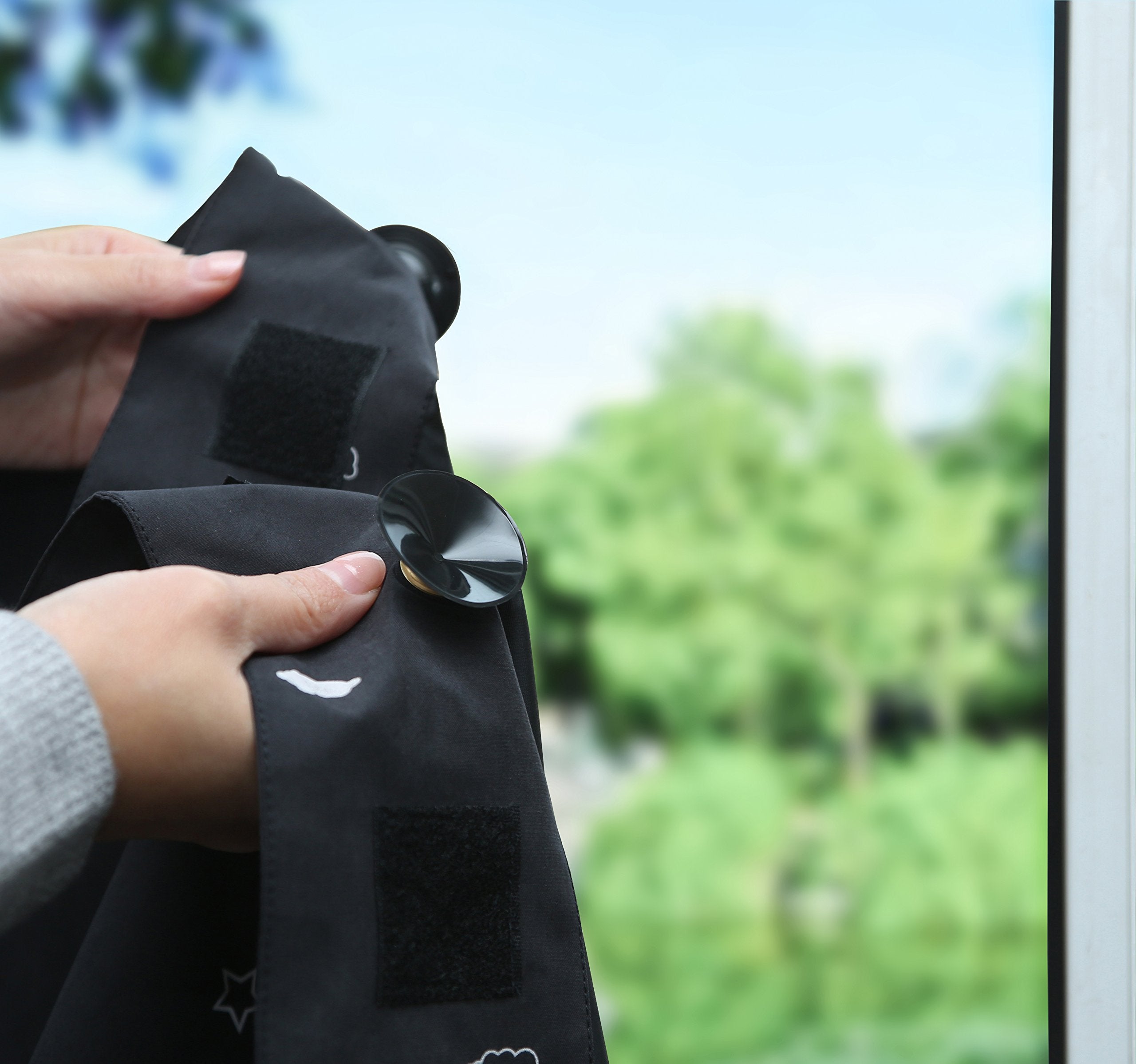 Amazon Basics sac de transport et rideau plié pour portabilité et rangement facile