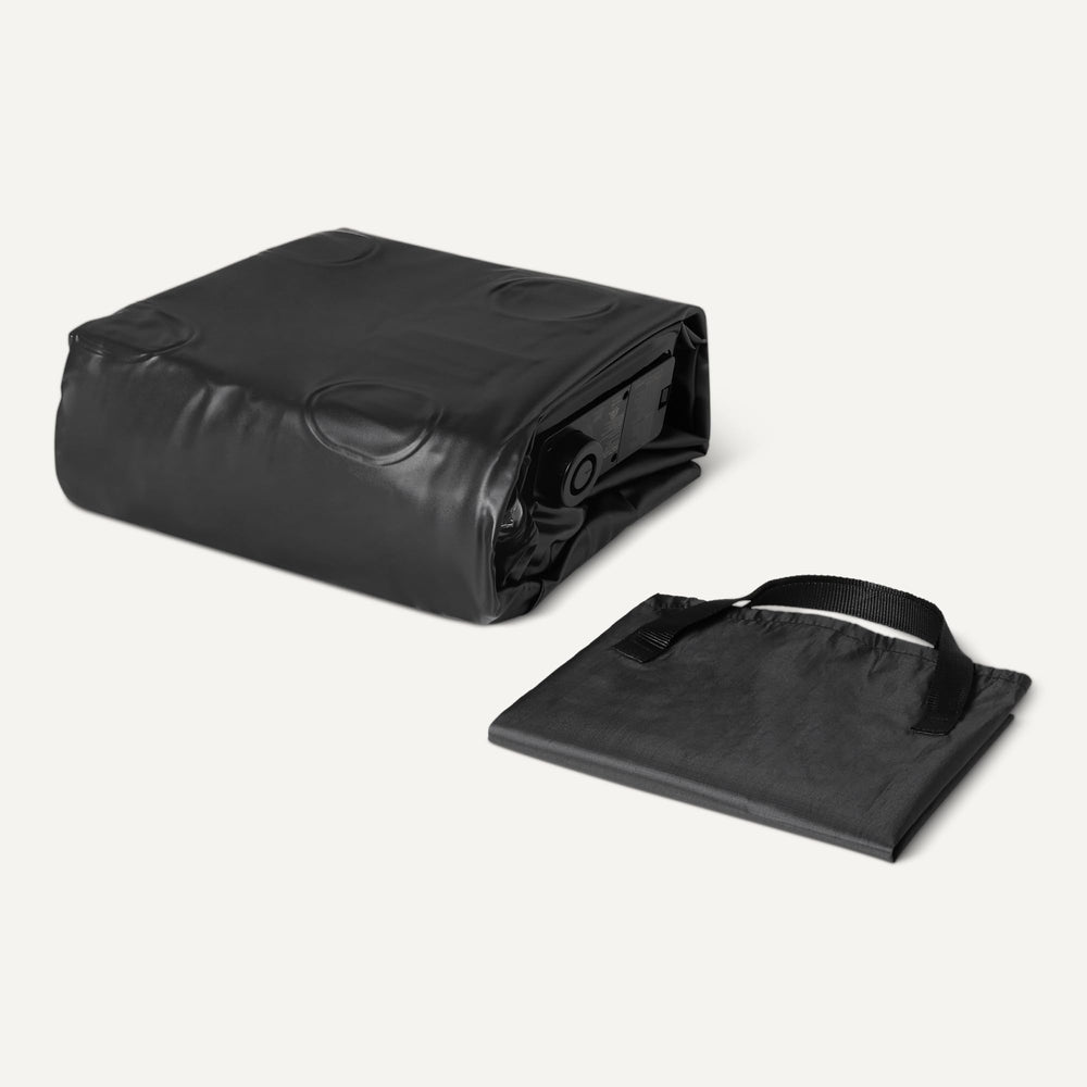 Amazon Basics sac de transport plié facilitant rangement et portabilité