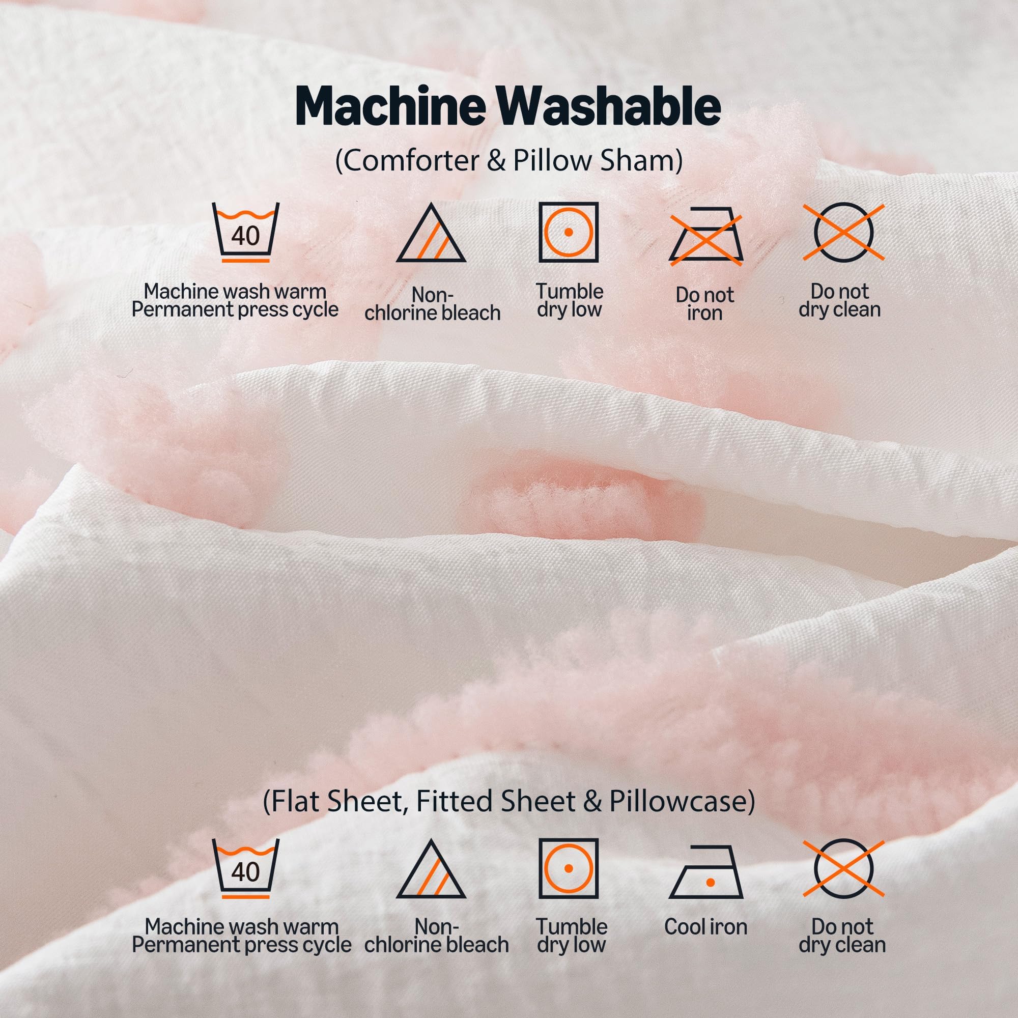 Amazon Basics taies et housses d'oreiller assorties offrant finition soignée