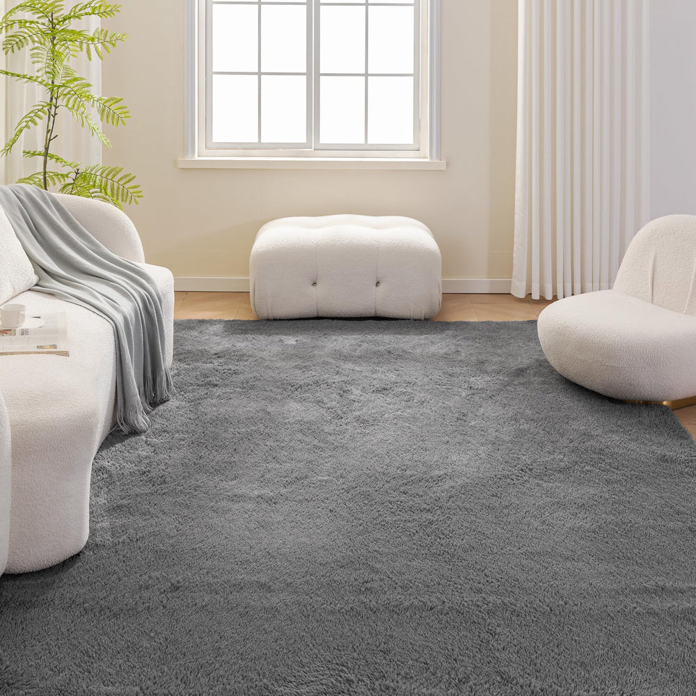 Amazon Basics gros plan des poils shaggy en polyester recyclé, texture douce