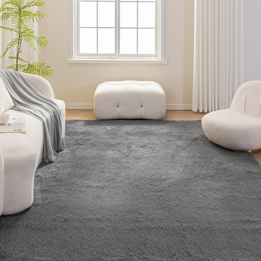 Amazon Basics gros plan des poils shaggy en polyester recyclé, texture douce
