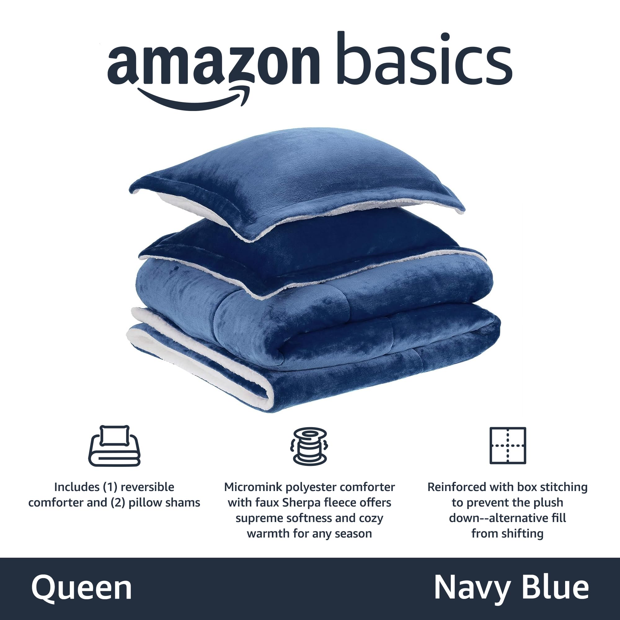 Amazon Basics gros plan micromink montrant douceur et toucher luxueux