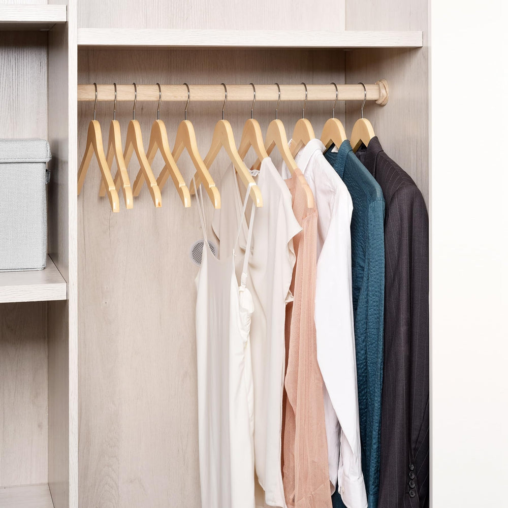 Amber Home cintre à l'échelle comparant taille pour robes, chemises et costumes