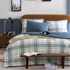 AMBERSPACE gros plan tissu polyester texturé montrant douceur et respirabilité
