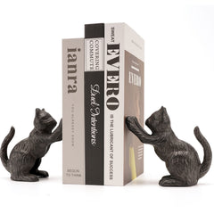 Ambipolar serre-livres chat vue avant apporte stabilité décorative